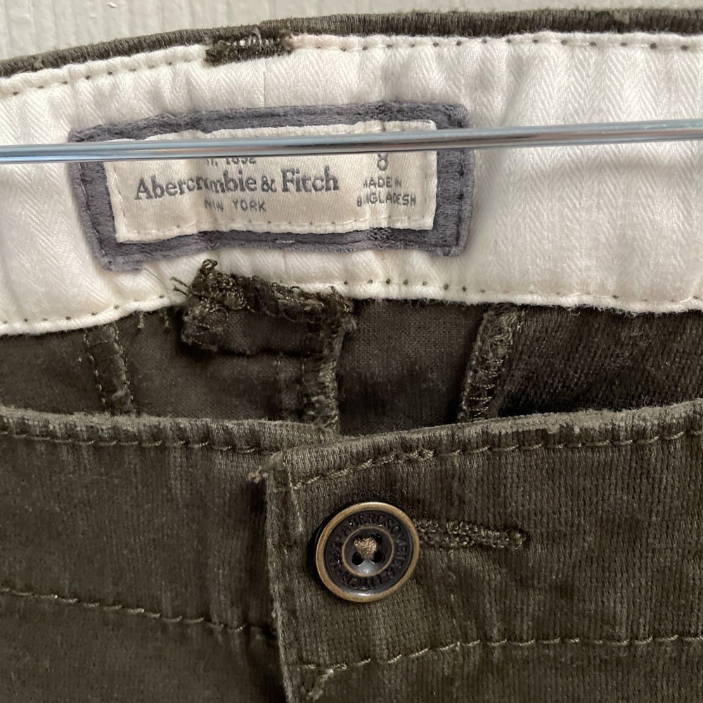 Y2K Abercrombie And Fitch Courdorouy Cargo Tactical Pant Zipper Ankle Distress 8 - Picture 3 of 14